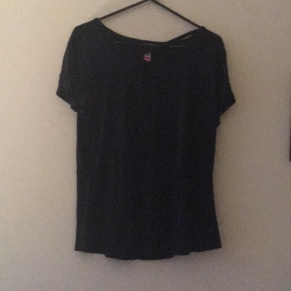 black shirt with cute holes!!